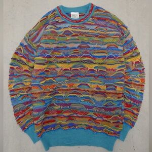 COOGI‎ STYLE Men's Multicolor Crewneck Sweater